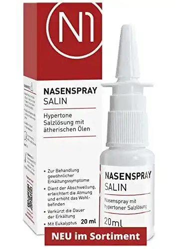 Nasenspray N1 Salin 20 ml zur Unterstützung bei Erkältungen