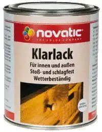 Bootslack Novatic Boots-Klarlack KD25 – Seidenglänzend – 2,5 Liter