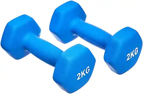 Hanteln 2 kg von Amazon Basics im Neopren-Design