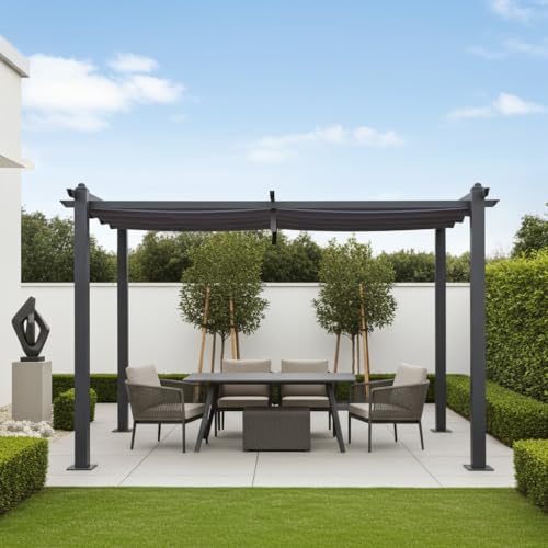Pavillon aus Metall Jet-line Luxor für Terrasse und Garten