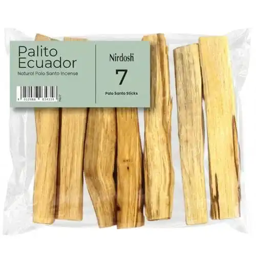 Palo Santo Nirdosh Räucherholz Palito aus Ecuador – 7 Holzstäbe
