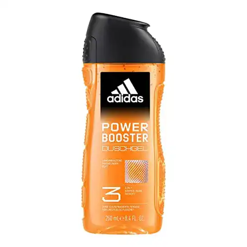 Adidas 3in1 Power Booster Duschgel für Körper, Haar und Gesicht