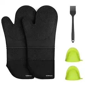 Philorn Silikon Ofenhandschuhe für Hitzeschutz und Komfort