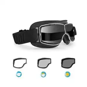 Bertoni Motorradbrille für Harley – Schutzbrille für Motorradfahrer