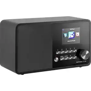 Internetradio Imperial i110 UPNP/DLNA Mediaplayer in Schwarz