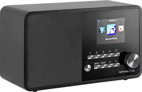 Internetradio Imperial i110 UPNP/DLNA Mediaplayer in Schwarz