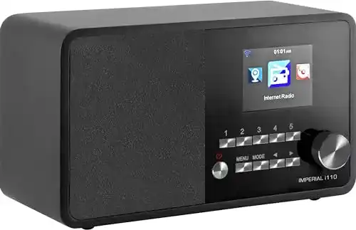 Internetradio Imperial i110 UPNP/DLNA Mediaplayer in Schwarz