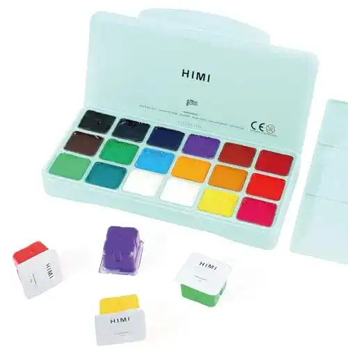 Gouachefarben Set INK LAB HIMI 18 Farben 30 ml