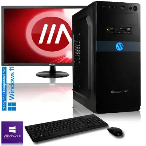 Memory PC Komplettsystem Office i5-9400 mit 16 GB RAM und 240 GB SSD