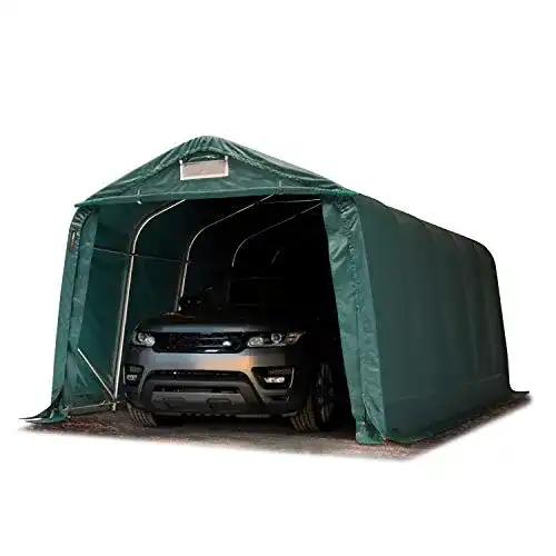 Carport Garagenzelt 3,3 x 6,0 m in dunkelgrün