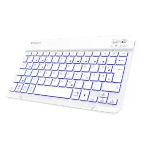 Fintie Beleuchtete Tablet Tastatur für iPad Mini (Deutsches Layout)