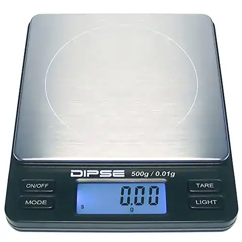 Digitale Feinwaage Dipse TP-500 mit 0,01 g Genauigkeit