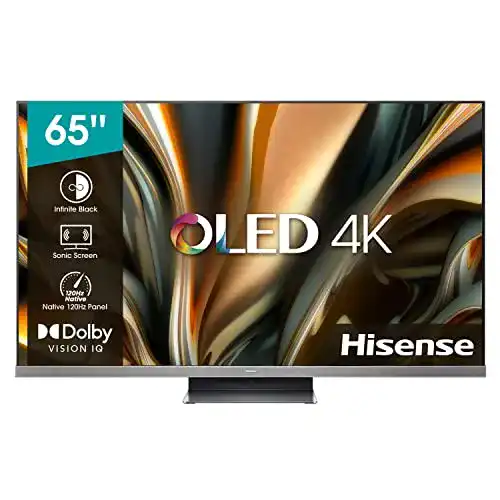 Hisense 65A9H OLED Fernseher 65 Zoll (164 cm) mit Sonic Screen und Dolby Atmos
