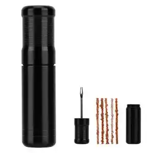 Tubeless-Reparaturset Oumers für Fahrradreifen mit 5 Speckstreifen und Insertion Tool