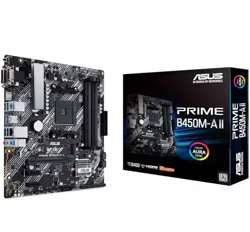 Asus Prime B450M-A II Mainboard Sockel AM4 für AMD Ryzen