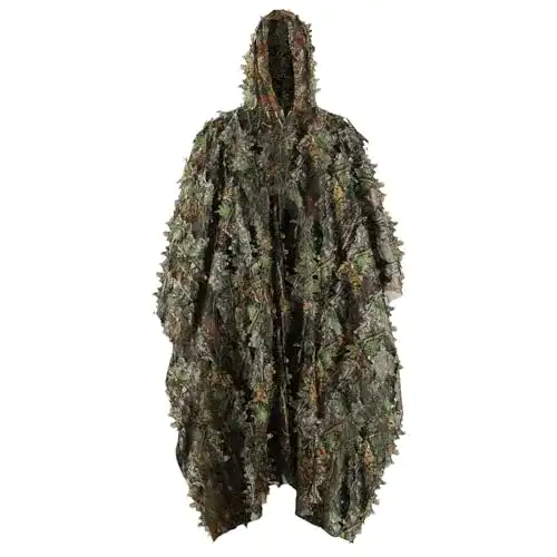 Tarnanzug Zicac Outdoor aus schnelltrocknendem Polyester mit 3D-Blättern