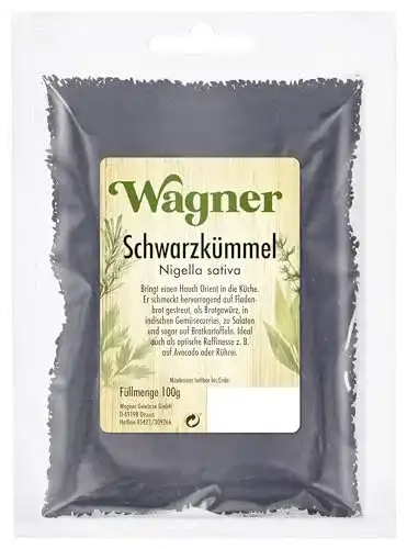 Schwarzkümmelsamen von Wagner Gewürze, 100 g, ungemahlen