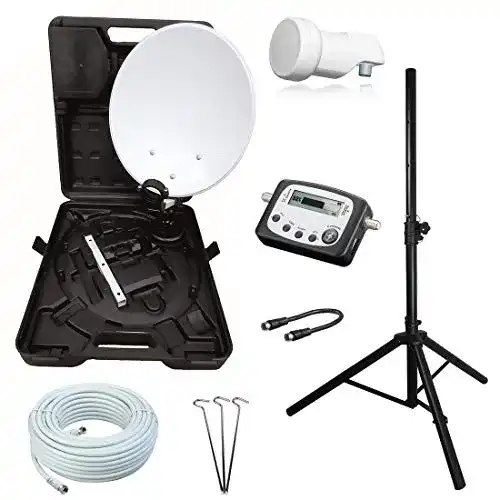 Camping Satellitenanlage Koffer Set für mobilen Empfang