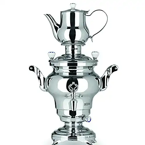 Samowar BEEM Odessa 06127 aus Edelstahl, 3 Liter, Silber