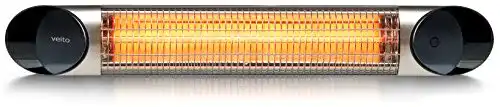 Heizstrahler Veito Blade Design Infrarot 2000 Watt mit Fernbedienung