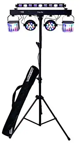 Lichtanlage E-Lektron Stage-Bar mit 5-fach LED RGBW und UV DMX