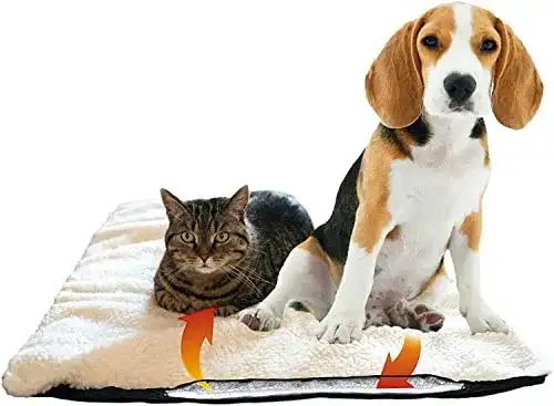 Thermodecke für Hunde und Katzen Selbstheizende Haustierdecke