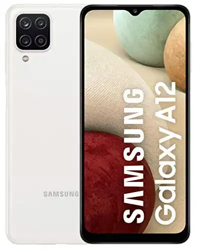 Dual-SIM-Smartphone Samsung Galaxy A12 in Weiß mit 64 GB