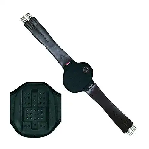 Sattelgurt Euroriding Privilège Equitation Jump 130 cm schwarz
