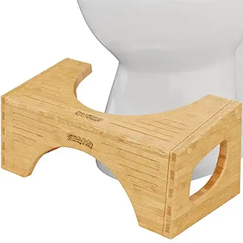 Toilettenhocker Squatty Potty Bambus Flip in 7-Zoll und 9-Zoll Höhe