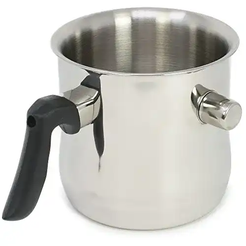Simmertopf COM-FOUR ® Milchtopf mit Schüttrand 1,2 Liter