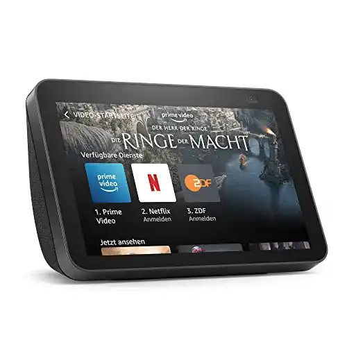 Amazon Echo Show 8 (2. Generation, 2021) Smart Display mit Alexa und Kamera