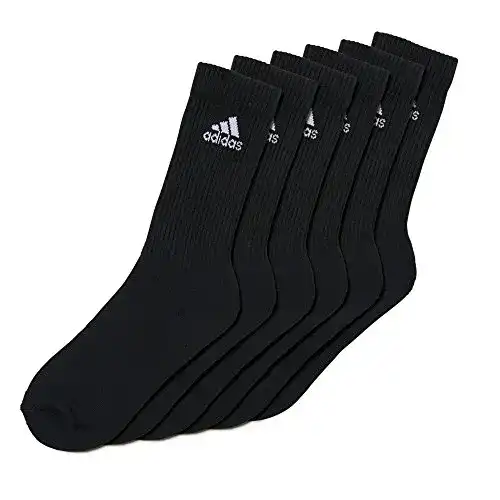 Adidas Unisex Socken 3-Streifen Crew im 6er-Pack