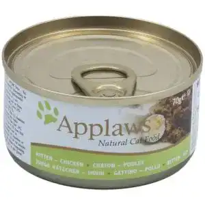 Applaws Kittenfutter mit Hühnchen in Dose, 24er Pack