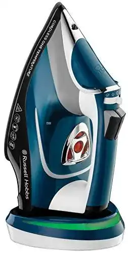 Russell Hobbs Dampfbügeleisen mit kabelloser Basisstation und One-Temperature-Technologie
