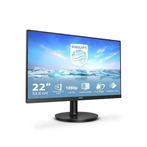 22 Zoll Philips Monitor 221V8A/00 FHD PC Bildschirm