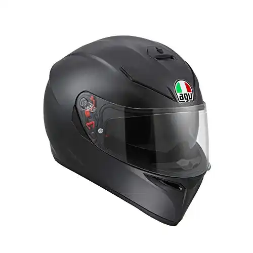AGV K3 SV ECE 22-05 Solid Motorrad Integralhelm mit Sonnenblende