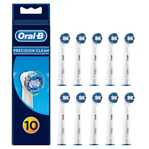 Oral-B Precision Clean Aufsteckbürsten für elektrische Zahnbürsten, 10 Stück