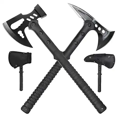 Tomahawk VIKING GEAR Set mit 2 Äxten und M48 Tactical Ausstattung