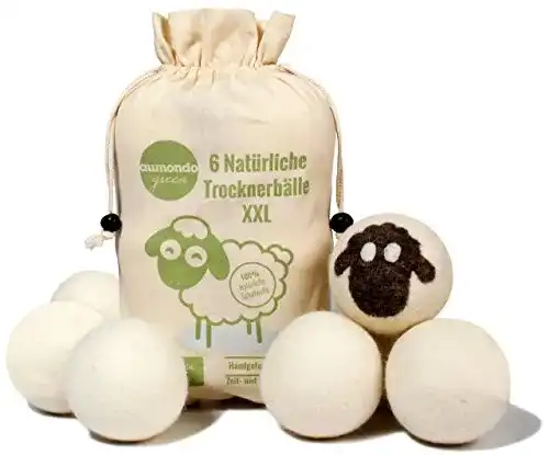 Trocknerbälle Aumondo für Wäschetrockner, 6 XXL groß