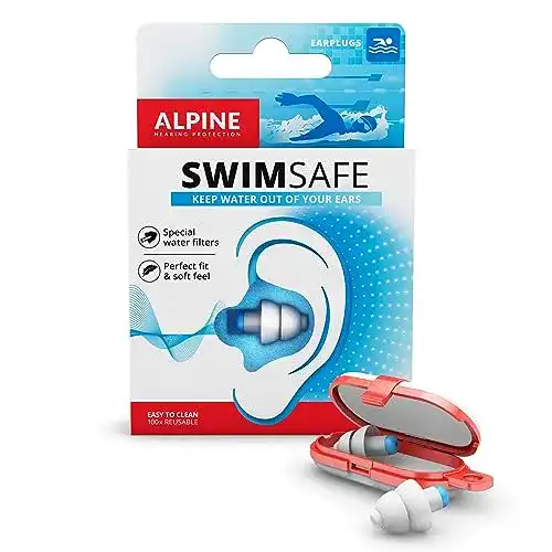 Alpine SwimSafe Ohrstöpsel für Wassersport und Schwimmen