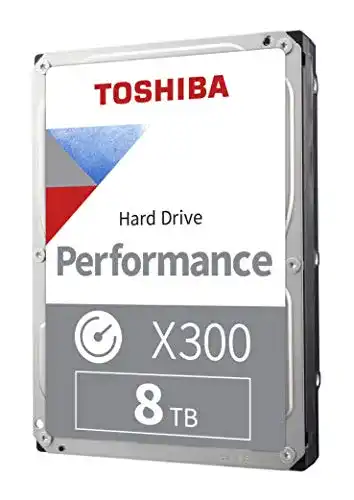 Toshiba X300 8TB HDD für Gaming und Performance 3,5 Zoll