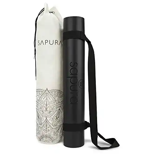Yogamatte XL Sapura 2 m aus Naturkautschuk, extra lang und rutschfest