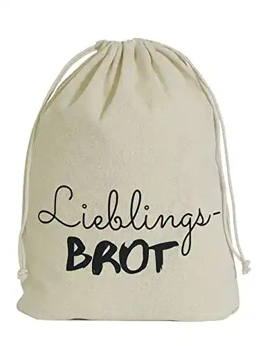 Brotbeutel im 2er-Set aus 100% Baumwolle