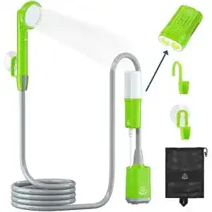 Campingdusche mit Pumpe von Deerfamy – Tragbare Outdoor-Lösung