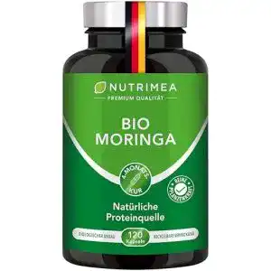 Moringa Kapseln von Plastimea Bio-zertifiziert ohne Zusätze