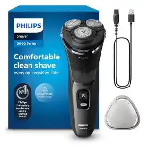 Philips Shaver Series 3000 Elektrischer Nass- und Trockenrasierer
