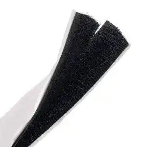 Selbstklebendes Klettband 1 Meter x 16mm in Schwarz