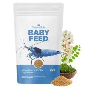 Garnelenfutter NatureHolic Babyfeed für Aufzucht von Babygarnelen
