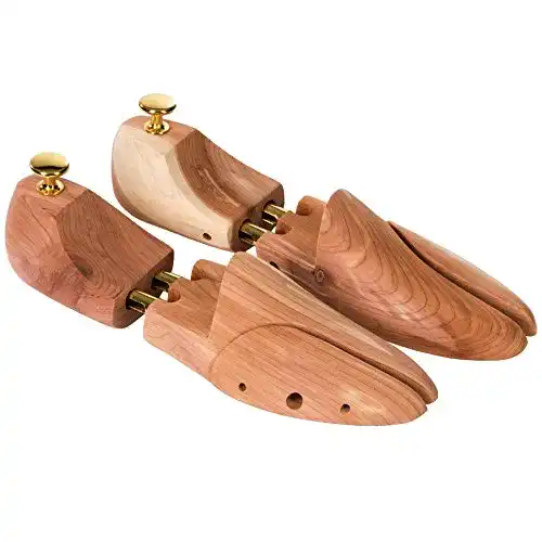 Schuhspanner aus Zedernholz von tectake für Damen und Herren