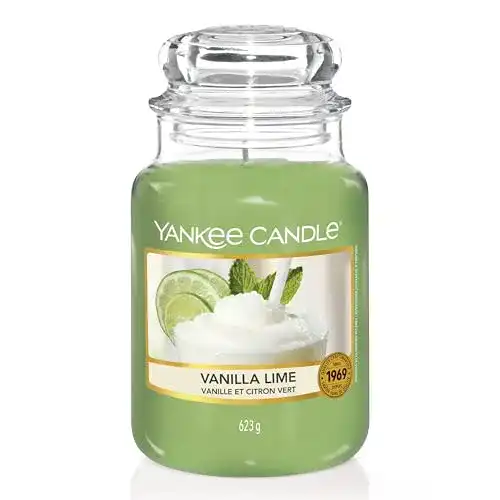 Yankee Candle Duftkerze Vanilla Lime im Glas